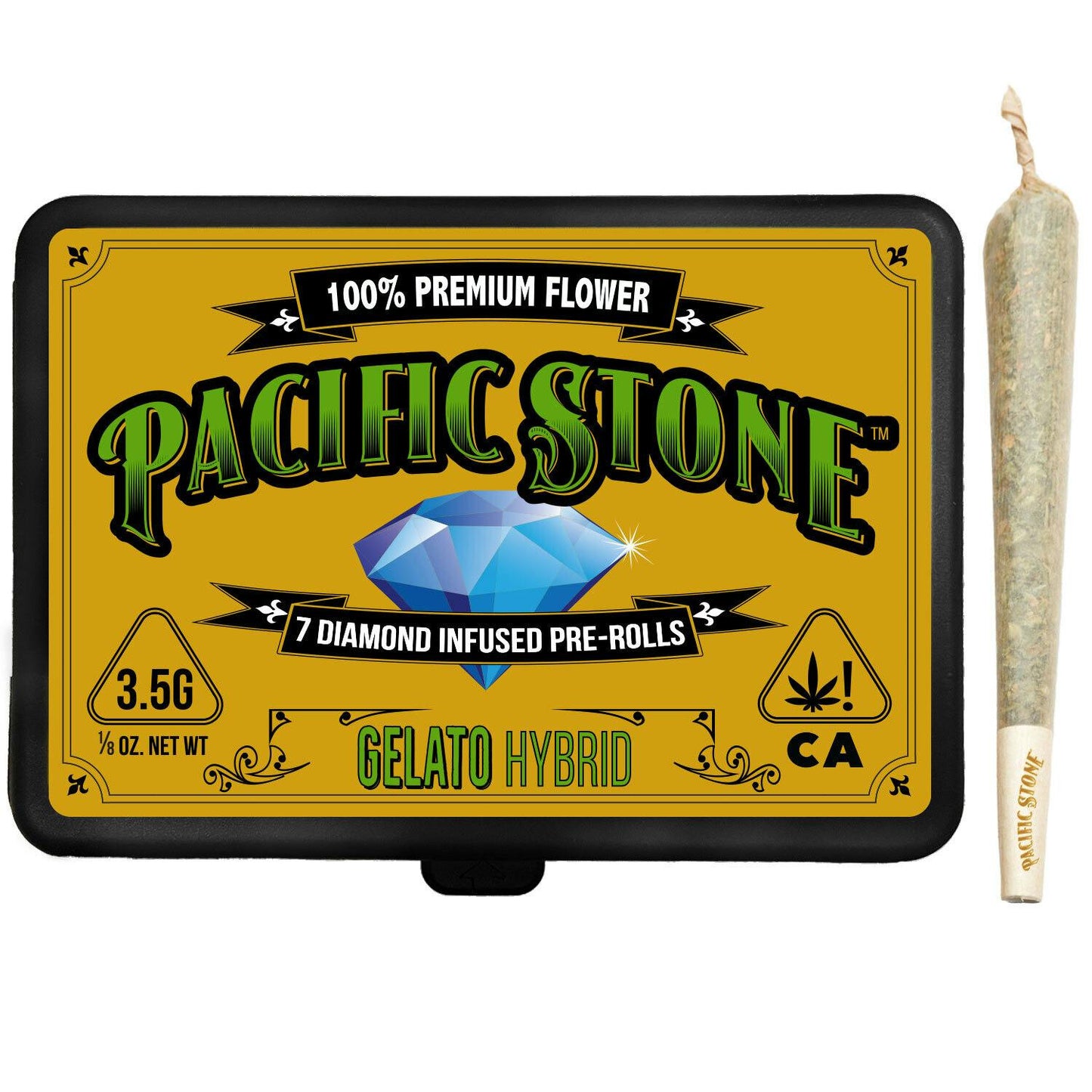 Gelato Hybrid Infused Pre-Rolls 7pk (3.5g)(Pacific Stone)