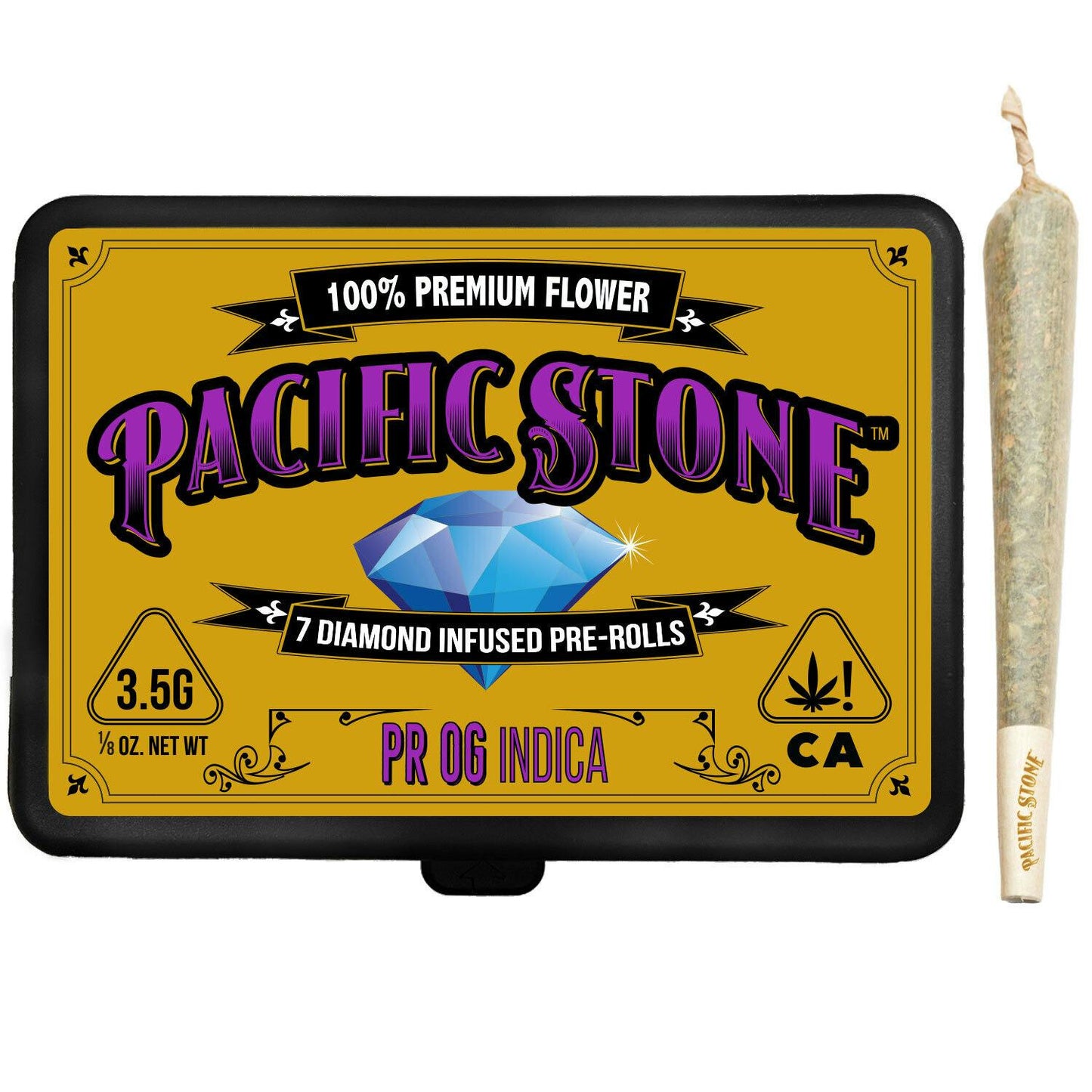 PR OG Indica Infused Pre-Rolls 7pk (3.5g)(Pacific Stone)