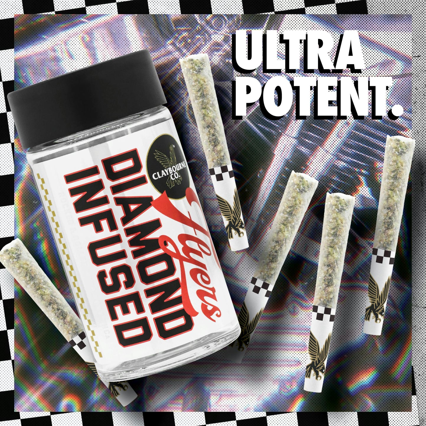 The Judge Diamond Infused Flyers Pre-Rolls 2.5g (Claybourne Co.)