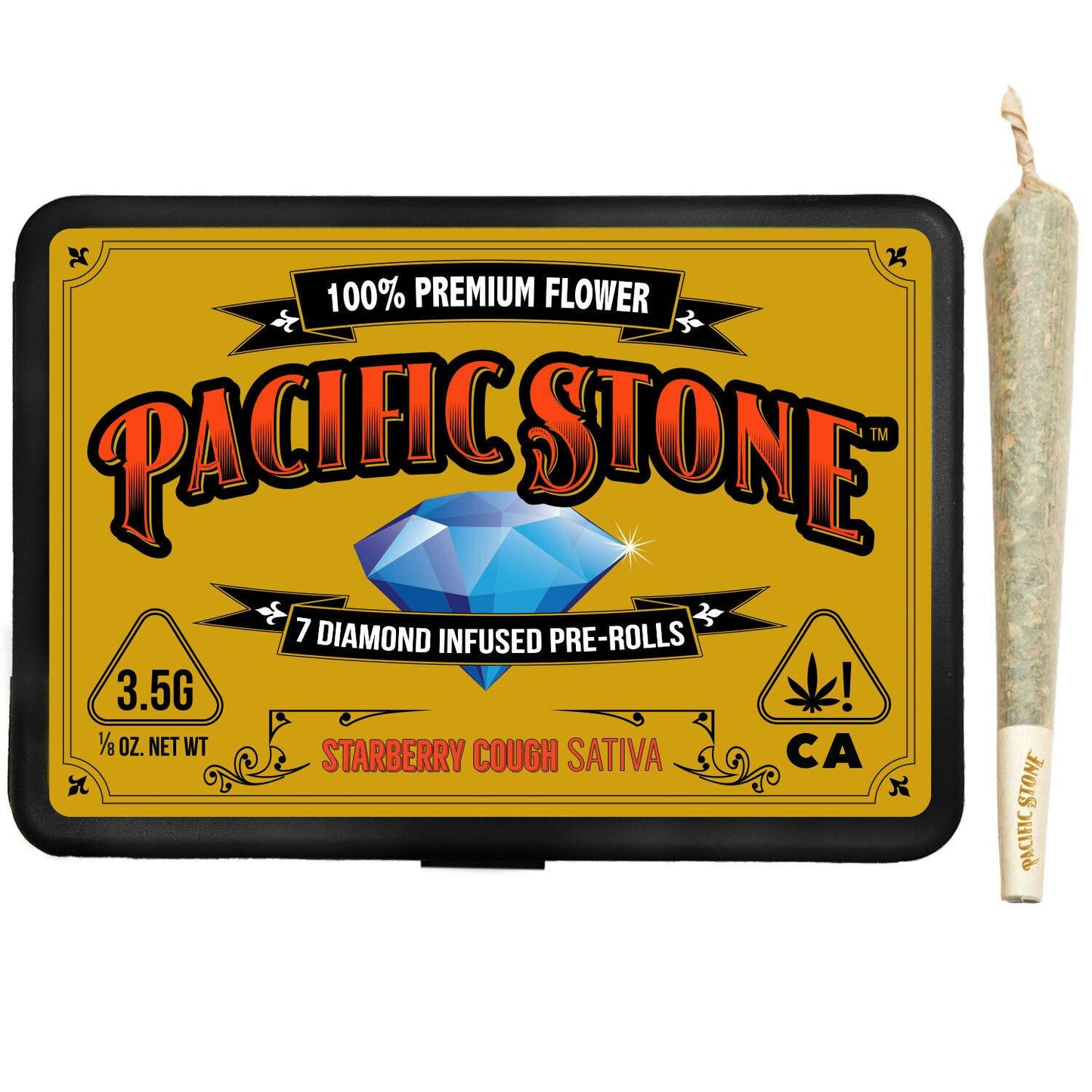 Starberry Sativa Infused Pre-Rolls 7pk (3.5g)(Pacific Stone)