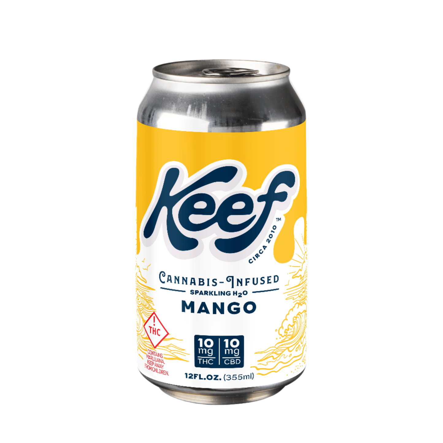 Mango Sparkling H2O 1:1 (Keef Brands)