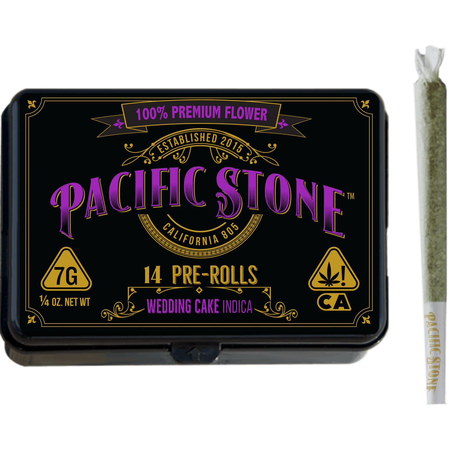Wedding Cake Indica Pre-Rolls 14pk (7g) (Pacific Stone)