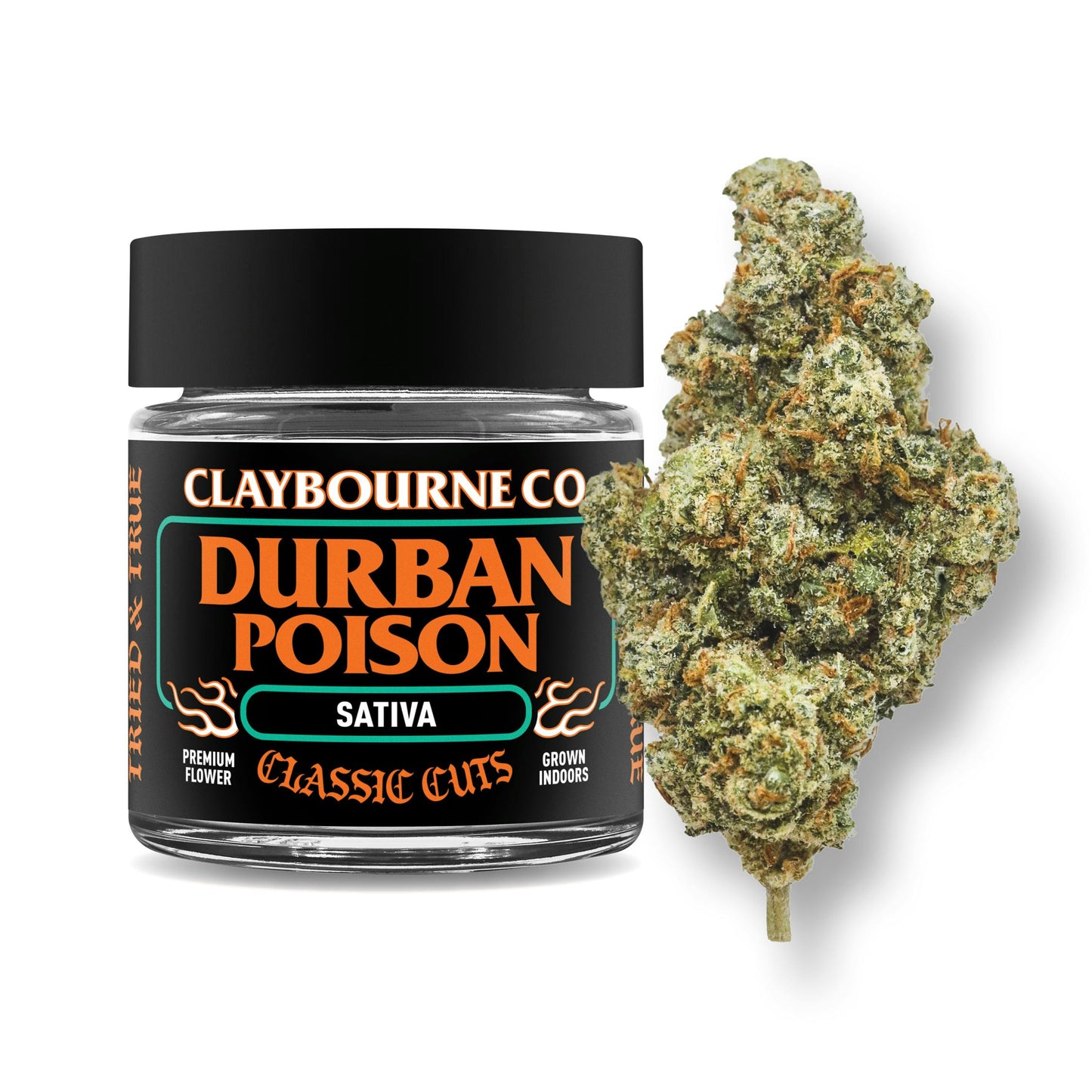 Durban Poison 3.5g (Claybourne Co.)