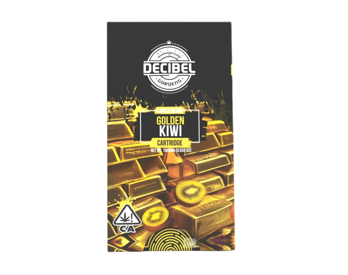 Golden Kiwi Cured Resin Cartridge 1g (Decibel Gardens)