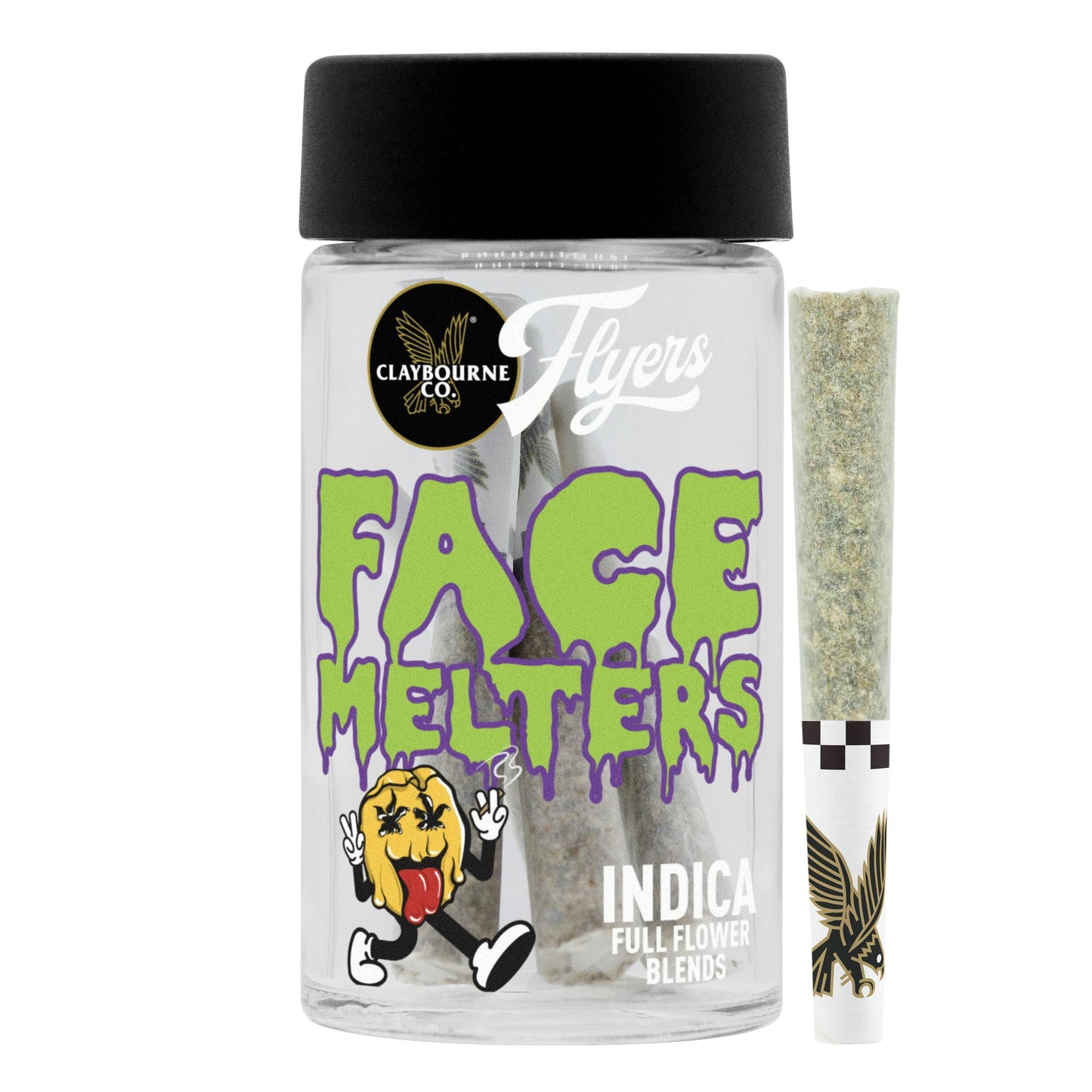 Face Melters Indica Flyers Blends Pre-Rolls 7pk (Claybourne Co.)