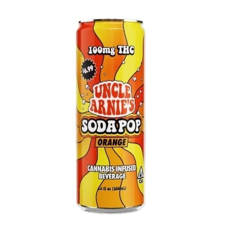 Orange Soda Soda 100mg (Uncle Arnies)