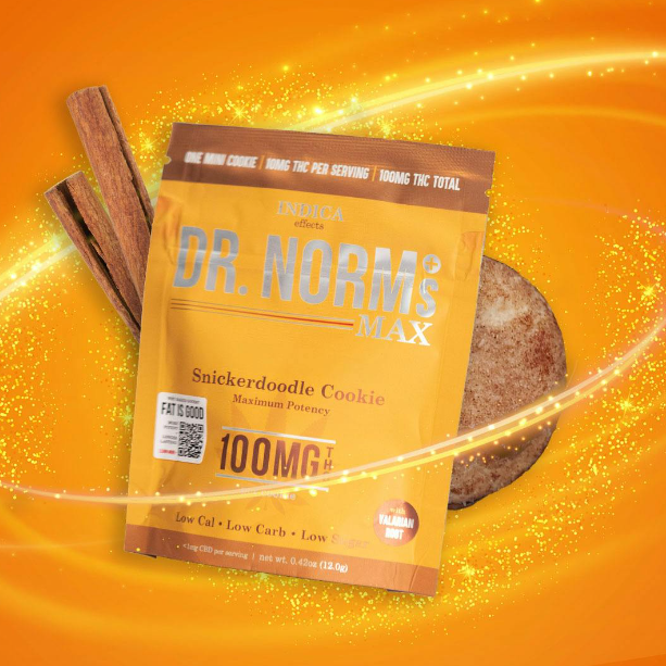 Gluten-Free Snickerdoodle 100mg MAX Cookie - INDICA (Dr. Norm's)