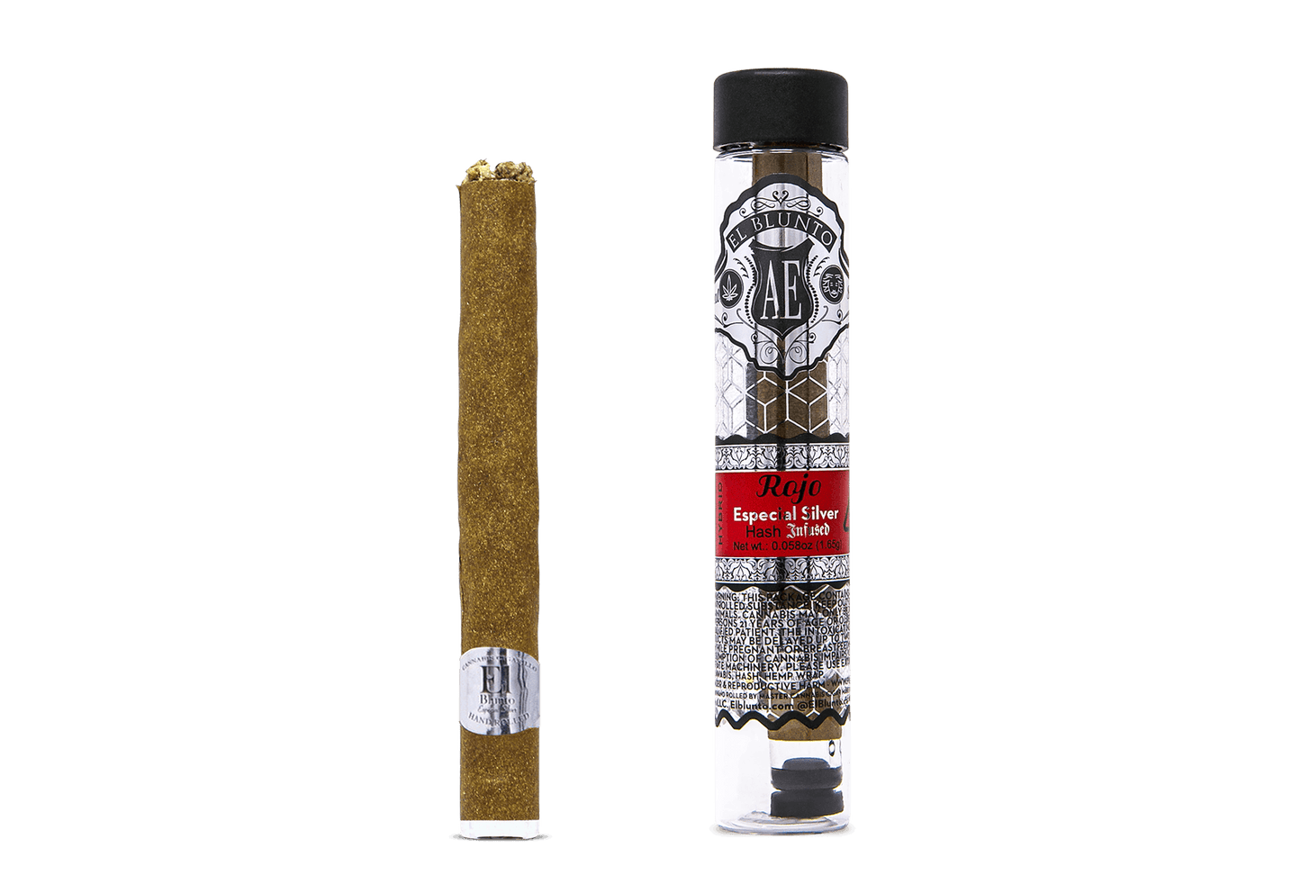 El Blunto Silver - Hash Infused - Rojo - 1.65G