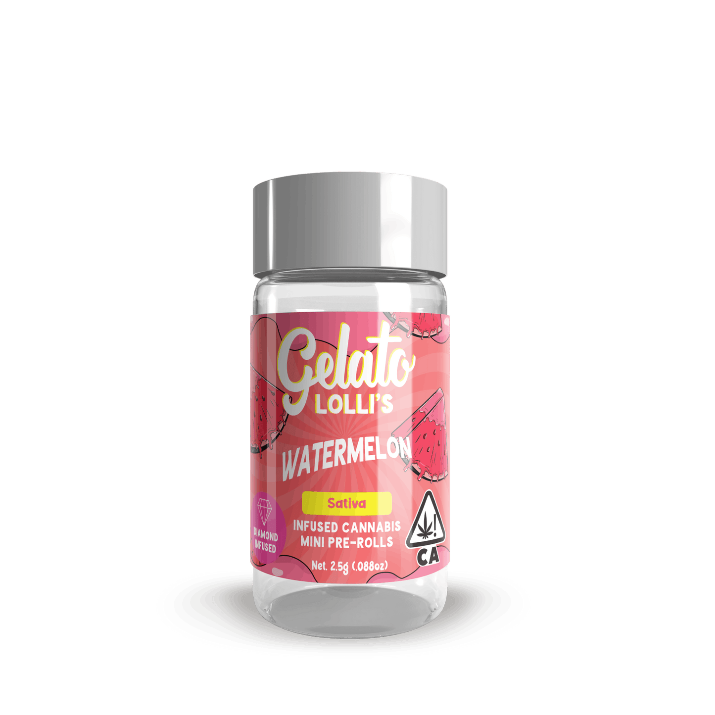 Watermelon .6G Lolli 5-Pack (3g) (Gelato)