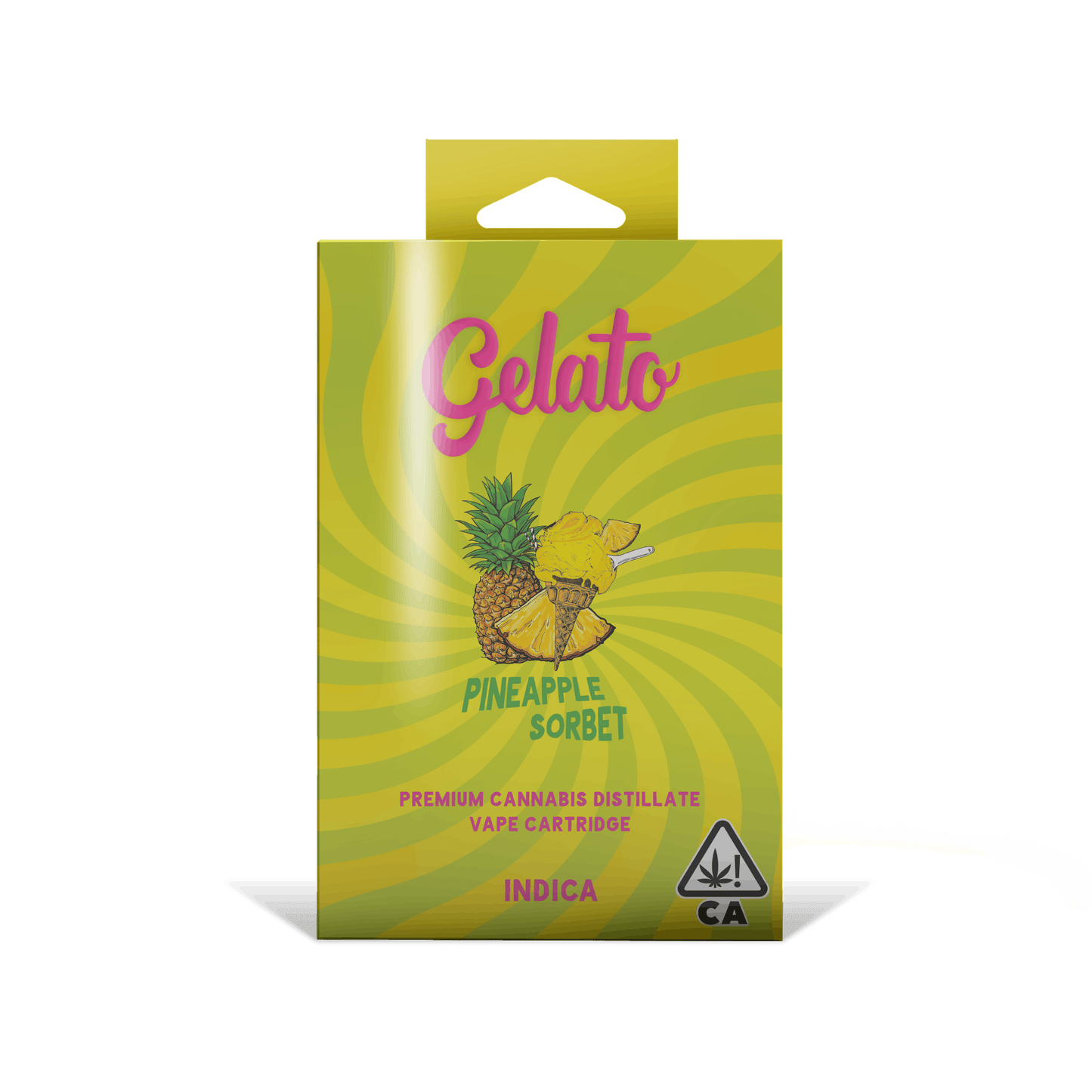 Pineapple Sorbet 1g Flavor Cart (Gelato)