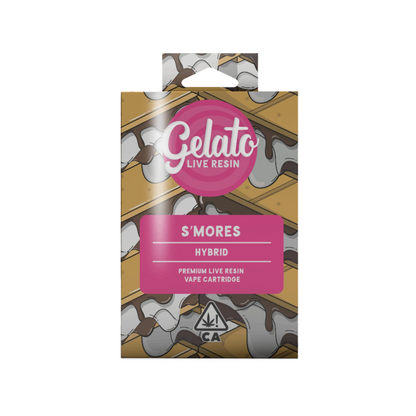 S'mores Live Resin Cartridge 1g (Gelato)