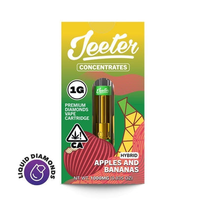 Apples and Bananas Liquid Diamonds Vape Cartridge 1g (Jeeter Juice)