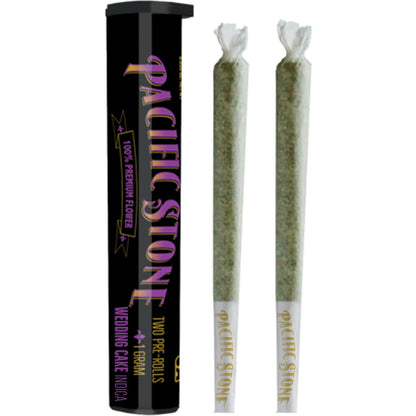 Wedding Cake Indica Pre-Rolls 2pk (1g)(Pacific Stone)