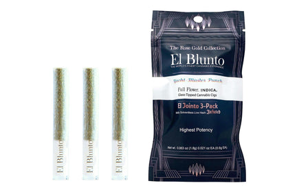El Jointito 3pk - Yacht-Master Punch - 1.8G Hash Infused [Mini Joint Pack]