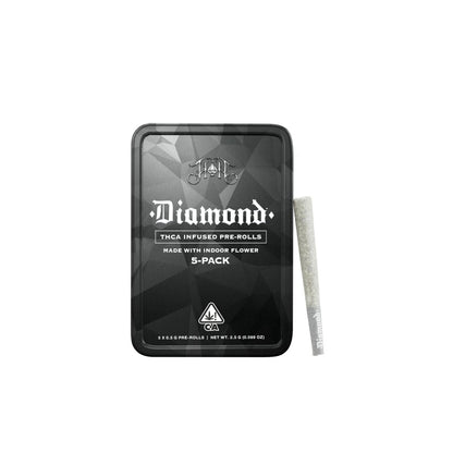 Sour Cupcake | Sativa - Top Shelf Cultivation:Diamond THCA-Infused Pre-Rolls - 2.5G 5-Pack (Heavy Hitters)