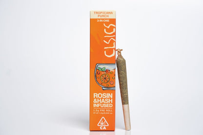 Tropicana Punch - TRIFECTA 1.2g Hash/Rosin/Flower Pre Roll