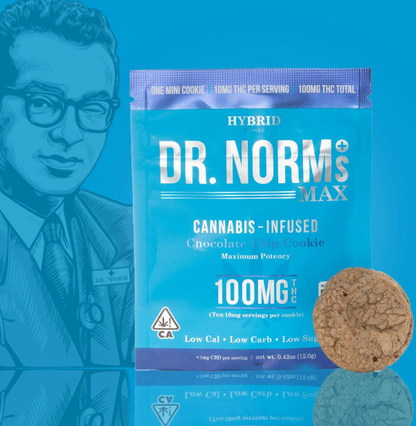 Chocolate Chip 100mg MAX Cookie - HYBRID (Dr. Norm's)